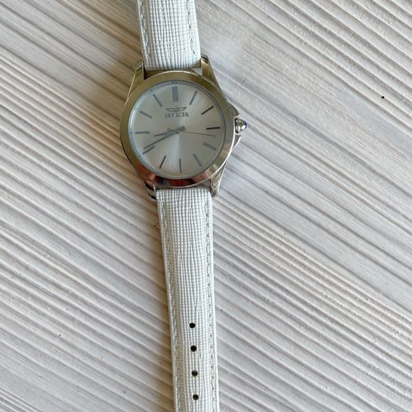 INVICTA Angel Collection Stainless Steel Leather Watch main image 9